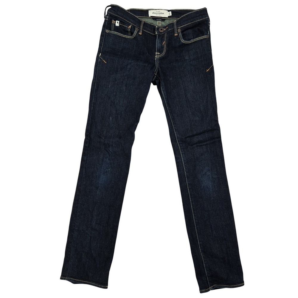 Abercrombie Girls Size 11/12 | 2 Pair Bundle | One Dark & One Light Pair of Jean